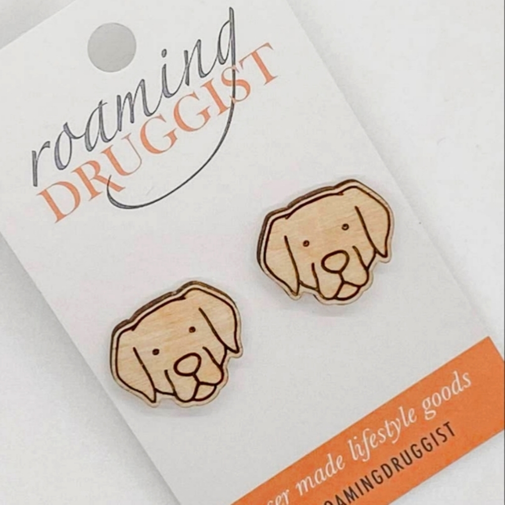 Labrador retriever earrings